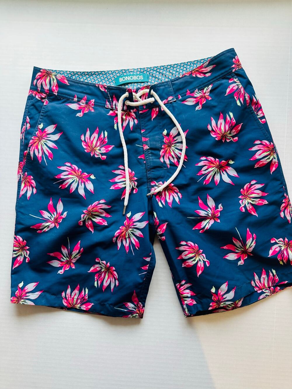 Bonobos Men's Boardie Swim Trunks Size 31 Floral Tropical Board Shorts